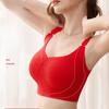 Большое женское нижнее белье Бесшовный бюстгальтер Красивый бюстгальтер в стиле жилета Дышащий бюстгальтер на косточках