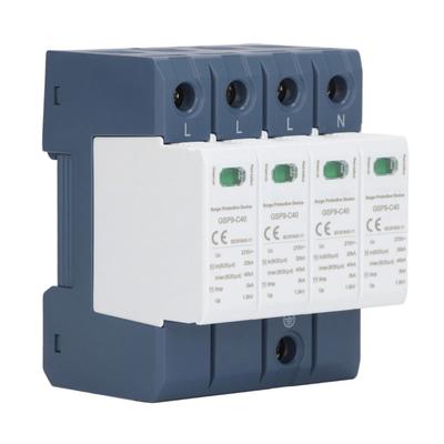 Устройство защиты от перенапряжения 40KA 4P SPD Protector Промышленный монтаж на DIN-рейку AC 275V
