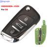 XHORSE Jingyuqin Wireless Remote Key For DS Type 3 Buttons XNDS00EN Universal Key For VVDI Key Tool For VVDI2