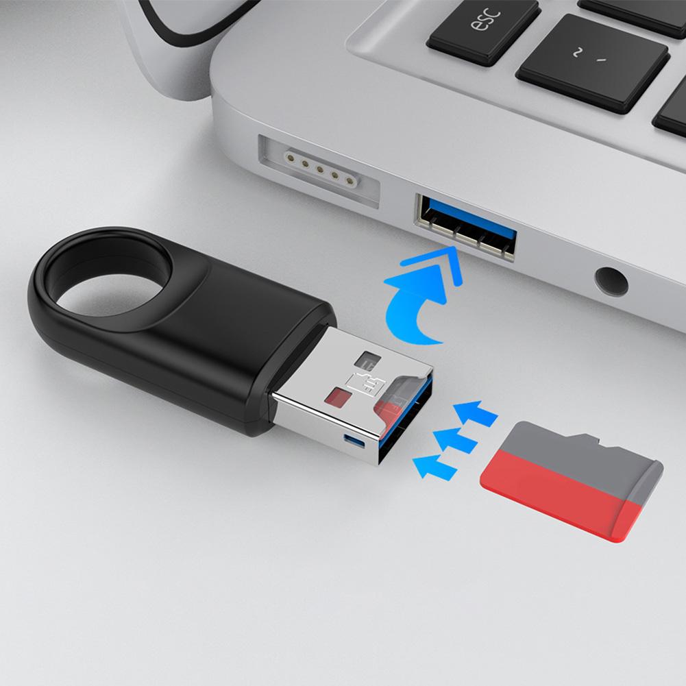 Адаптер устройства чтения карт памяти USB 3.0 Высокоскоростной адаптер устройства чтения карт памяти USB 3.0 для ПК/ноутбука/смартфона/регистратора вождения
