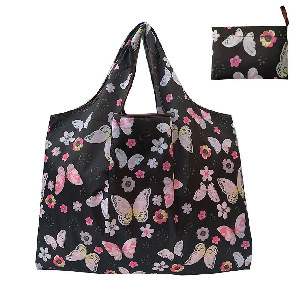 Large Capacity Shopping Bag Heavy Duty Tote Pouch Foldable Recycle Bag Groceries