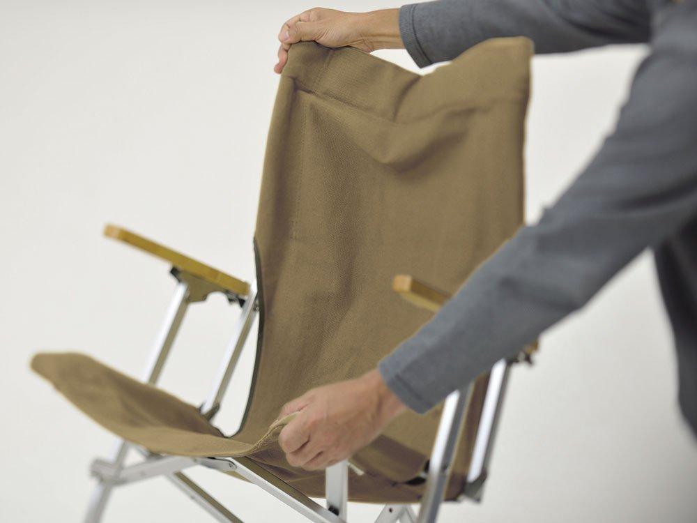 Стул Snow Peak Chair Low Chair 30 Brown Складной Кемпинговый Уличный LV-091BR