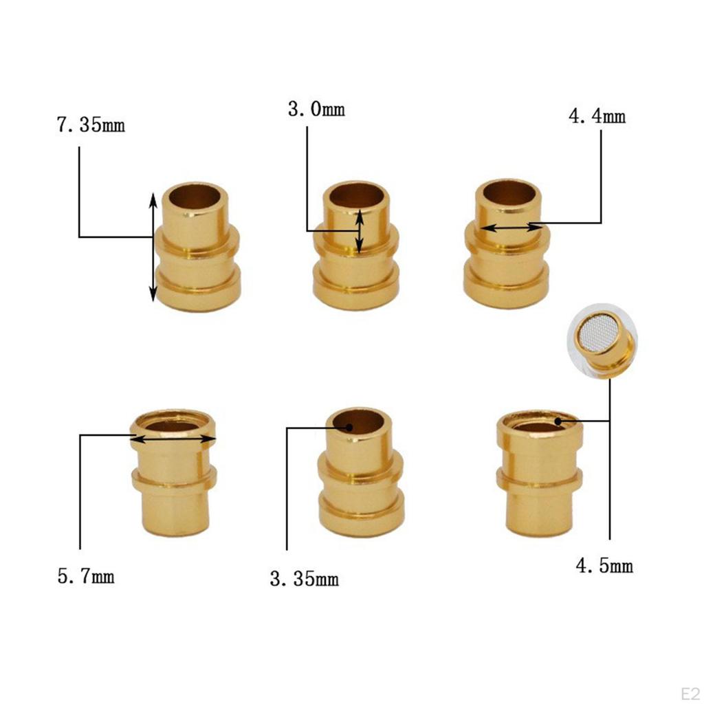 10 шт., звуковые розетки для наушников, отверстие для аудиооборудования, насадка для барабанщиков