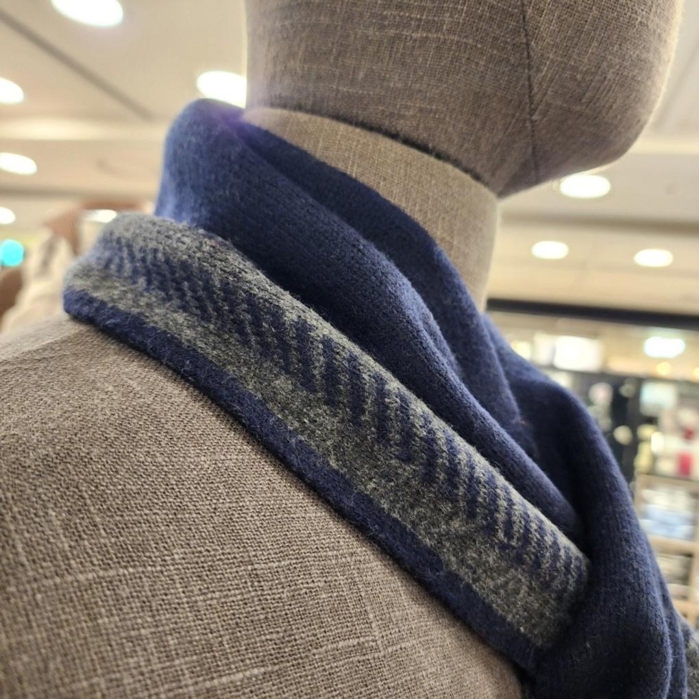 Renomago High Quality 10% Cashmere 90% Wool Benbru Petite Muffler BNFTM1-201-NY