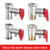 Прочный латунный предохранительный клапан, регулируемый клапан сброса давления, защищает от избыточного давления в закрытых водных системах