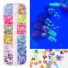 Butterfly Nail Sequins Glitter Style Flakes Paillette Iridescent Maple Leaf Decoration 3d Nail Art Sequins Nail Art