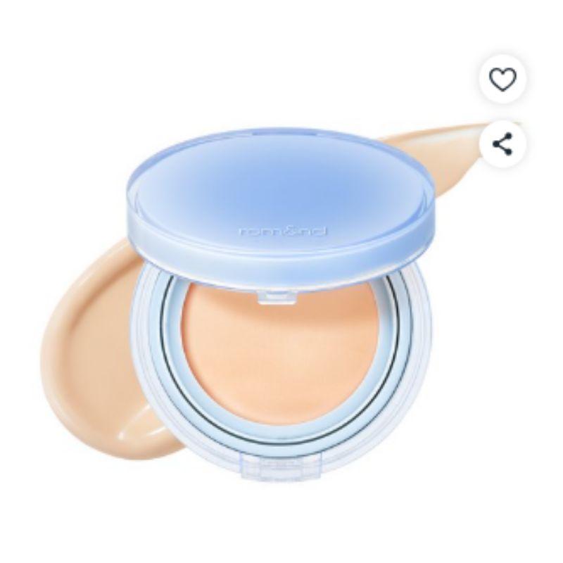 Rom&nd Увлажняющая сияющая кушон-основа K-Beauty Базовая основа-кушон с эффектом 'голой кожи' Макияж SPF Покрытие