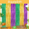 Stunning Mardi Gras Celebration Supplies Green Gold Purple 2m Rain String Curtain