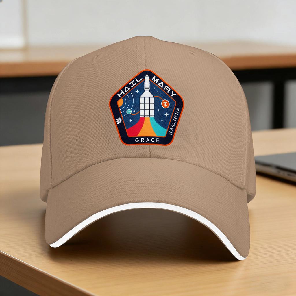 Летняя Бейсболка Проект «Хейл Мэри» Космический корабль Теннис Скейт yk Милый Принт Солнце Тракер Шляпа Женская Унисекс Регулируемая Бейсболка