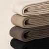 Cotton Knee High Socks Solid Color Knitted Stocking Long Tight Stocking Thigh High Socks