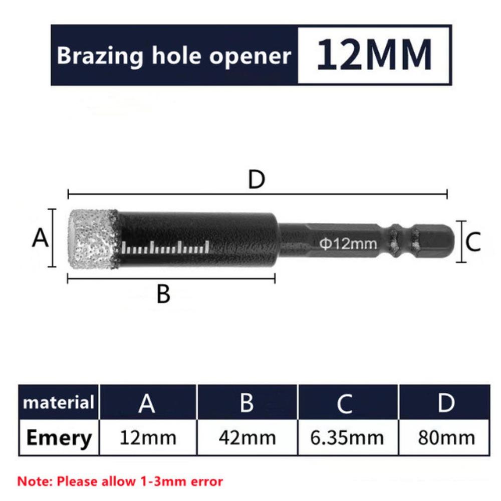 Hexagonal Shank Hole Opener Dry Drill Bit Vitrified Tile Tile Drill Bit Ceramic