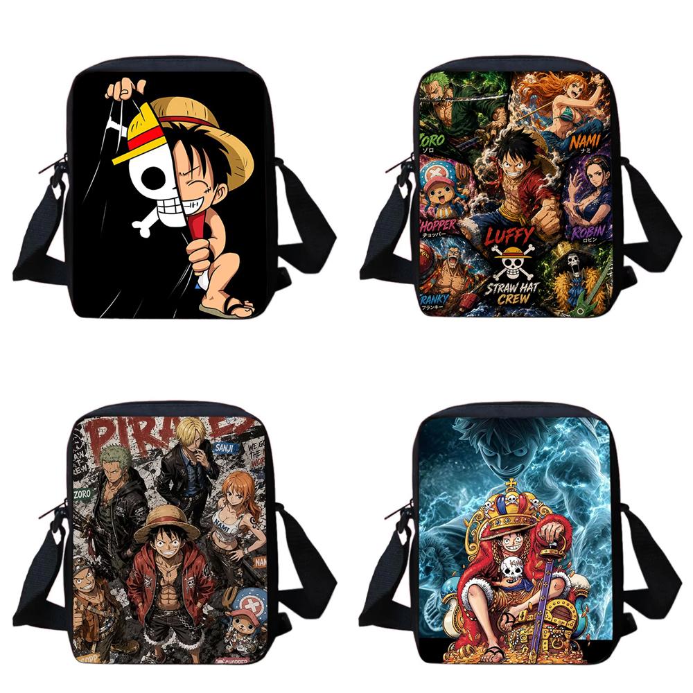Мультяшная Сумка Через Плечо One Piece Легкая Регулируемый Ремень Повседневная Сумка Идеальный Подарок Для Мальчиков Девочек Сумка Детская Девочка