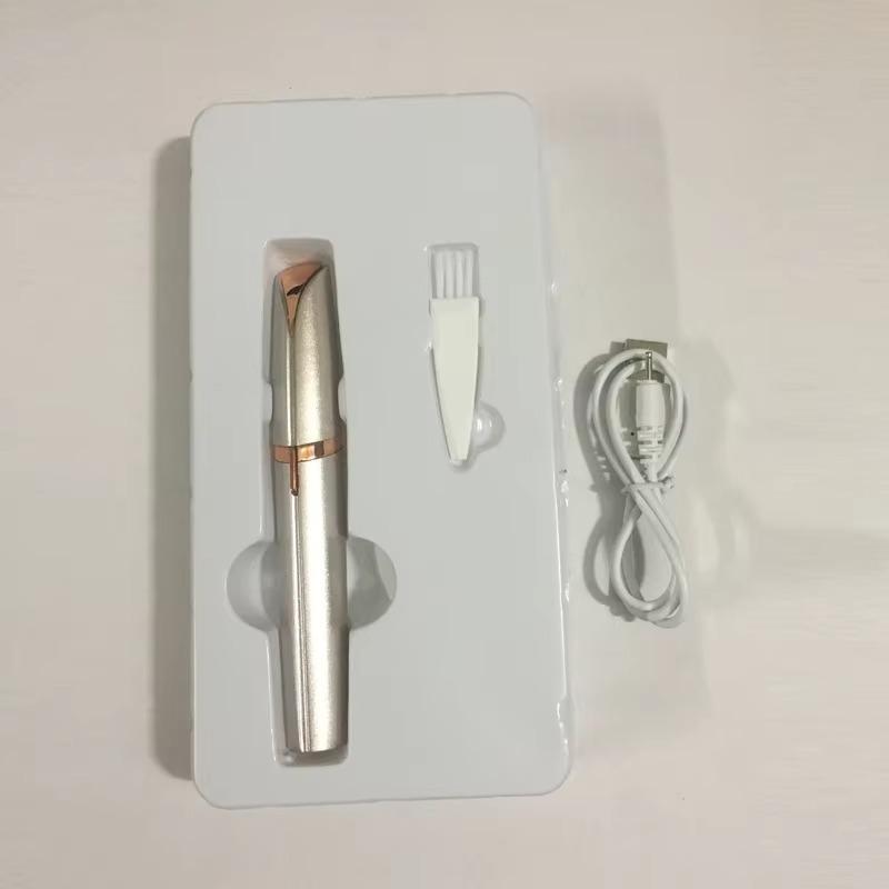 Портативный триммер для бровей, электрический эпилятор, USB-триммер для волос на лице для женщин, автоматический электрический триммер для бровей, эпилятор
