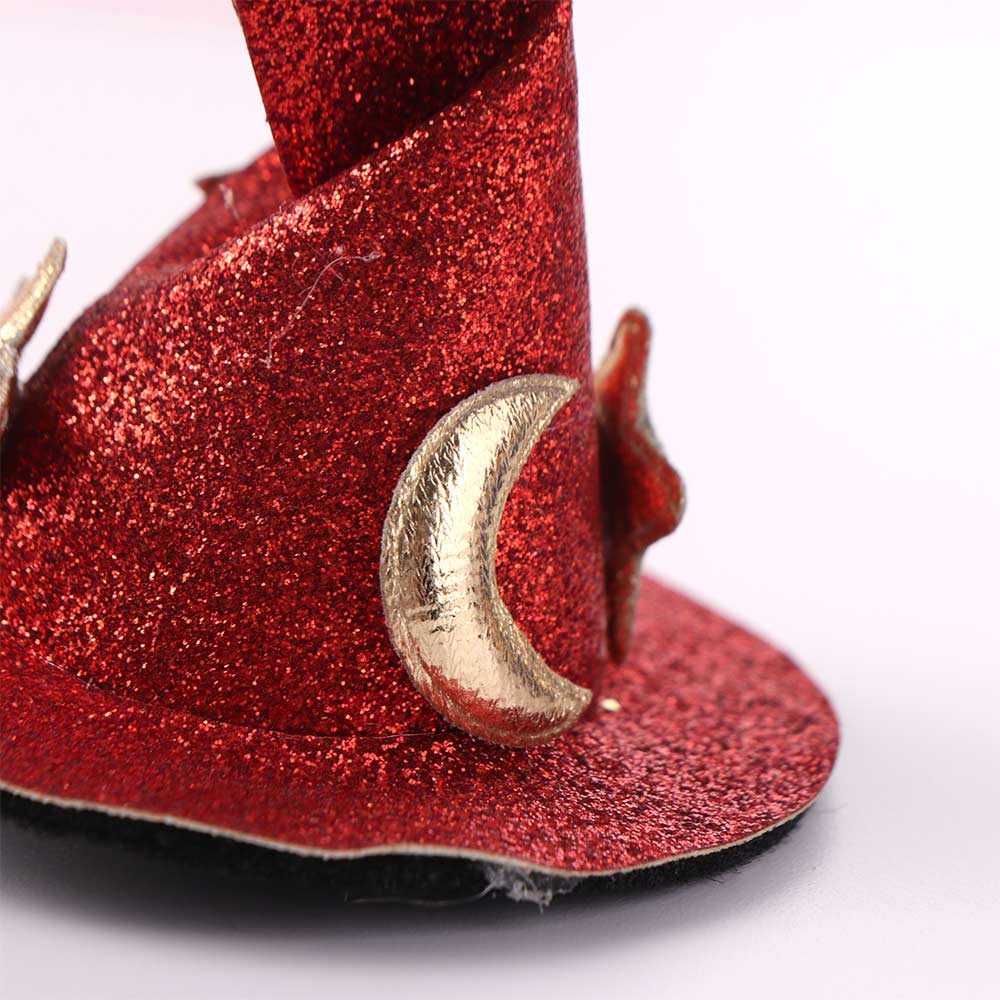 Cute Bent Hat Hair Clip Barrette Pet Halloween Hair Accessories Witch Hat Hairclips Women