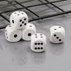 5Pcs 20mm White Black Spots Digital Dice 6 Sided Wooden Dice Children Puzzle Dice Toy Board Game Props KTV Bar Dice Kit 24BD