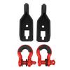 Пара комплектов для крепления передних буксировочных крюков с D-образными кольцами 3/4 дюйма для серии F 2009–2023 гг.
