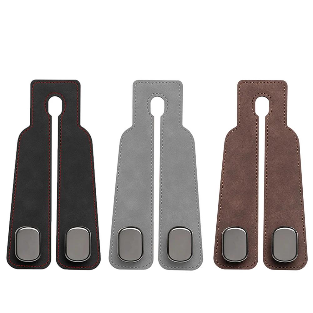 Замшевый крючок для заднего сиденья салона автомобиля, инструменты, аксессуары, держатель для сумки, крючок с двойными крючками