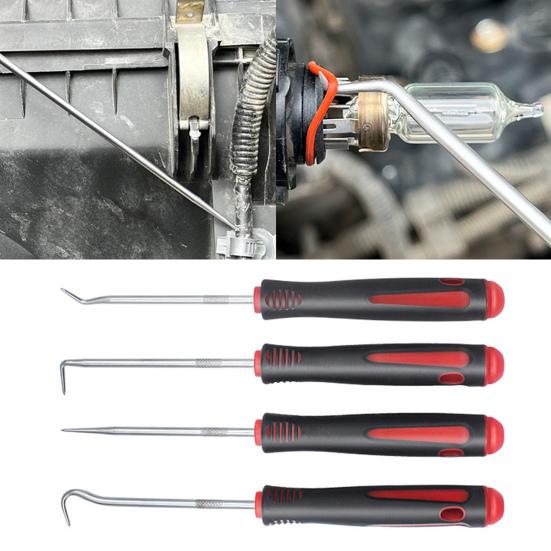 Набор автомобильных крючков Автомобильный Автомобильный Съемники сальников Уплотнительные кольца Сальники Съемники прокладок Крючки Сверхмощный Инструмент для ремонта автомобилей для снятия зажимов Колец Сальников