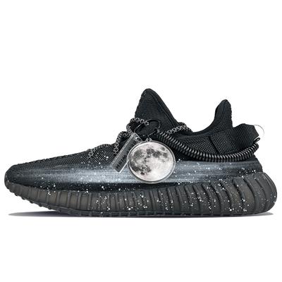 Оригинальные Yeezy Boost 350 Нескользящие Нескользящие Низкие Повседневные Кроссовки Унисекс Белый Серый HQ4540(Команда401-)