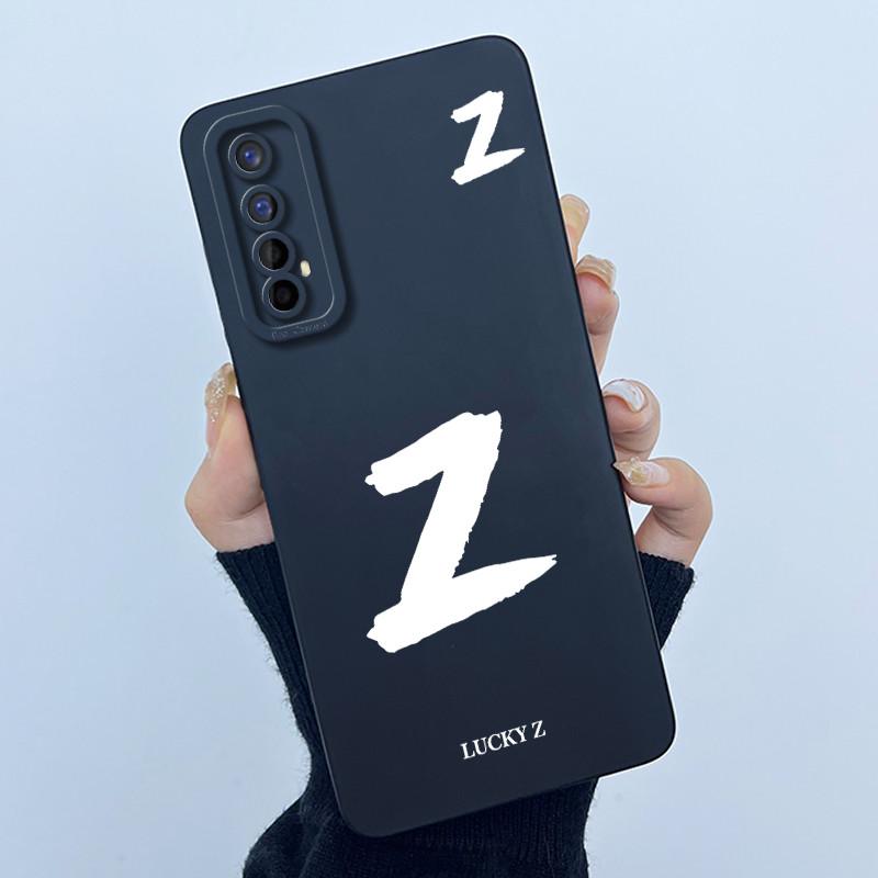 Для Realme 7 RMX2155 7 Pro RMX2170 Чехол Счастливой Начальной Буквой Мягкий Силиконовый Матовый Чехол для Телефона для Realme7 RMX2151 корпус