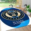 Custom Name Portsmouth FC Crest Carpet Rug Customizable Soft Washable Anti-Slip Home Living Room Sofa Mats Personalized Rug. 0909232