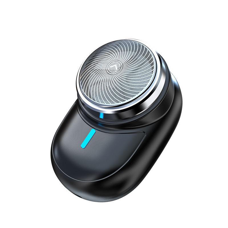 Модернизированная портативная перезаряжаемая мужская электробритва с цветной подсветкой