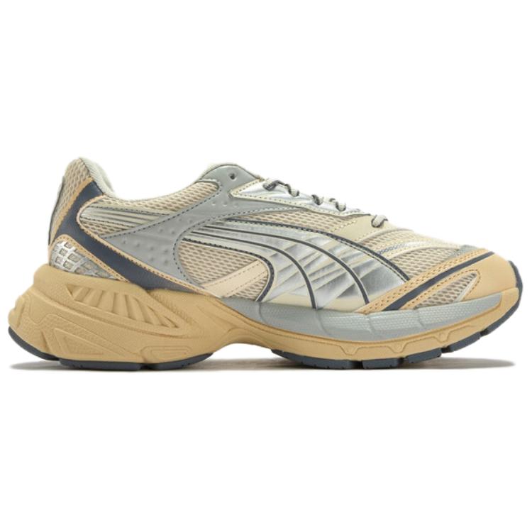 Puma Velophasis Lite Удобные Мягкие Низкие Кроссовки Папы Унисекс Коричневые 406204-03