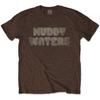 Винтажная хлопковая футболка Muddy Waters унисекс для взрослых с электрической грязью