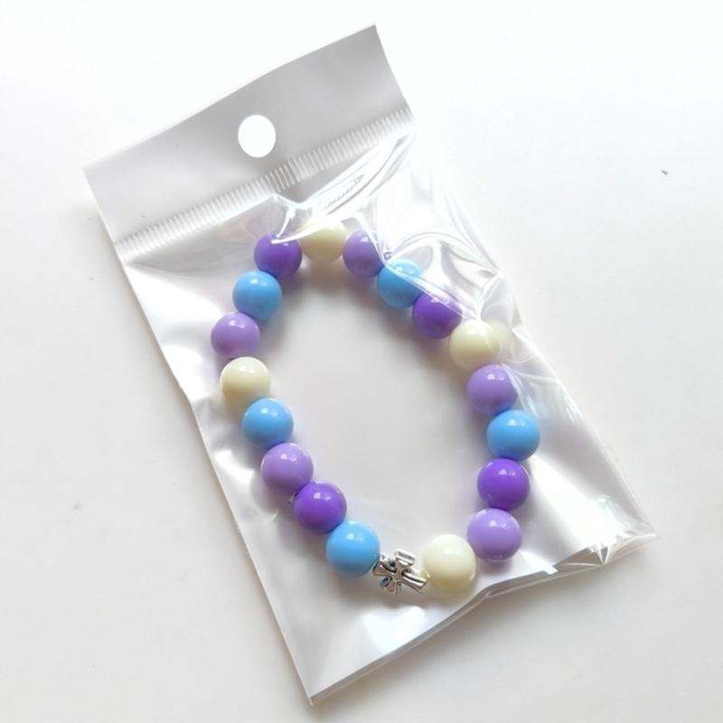 Унисекс Браслет-цепочка на руку Бусины для медитации Браслет на запястье Гладкие круглые бусины Регулируемый размер Браслеты Аксессуар для мужчин Женщин