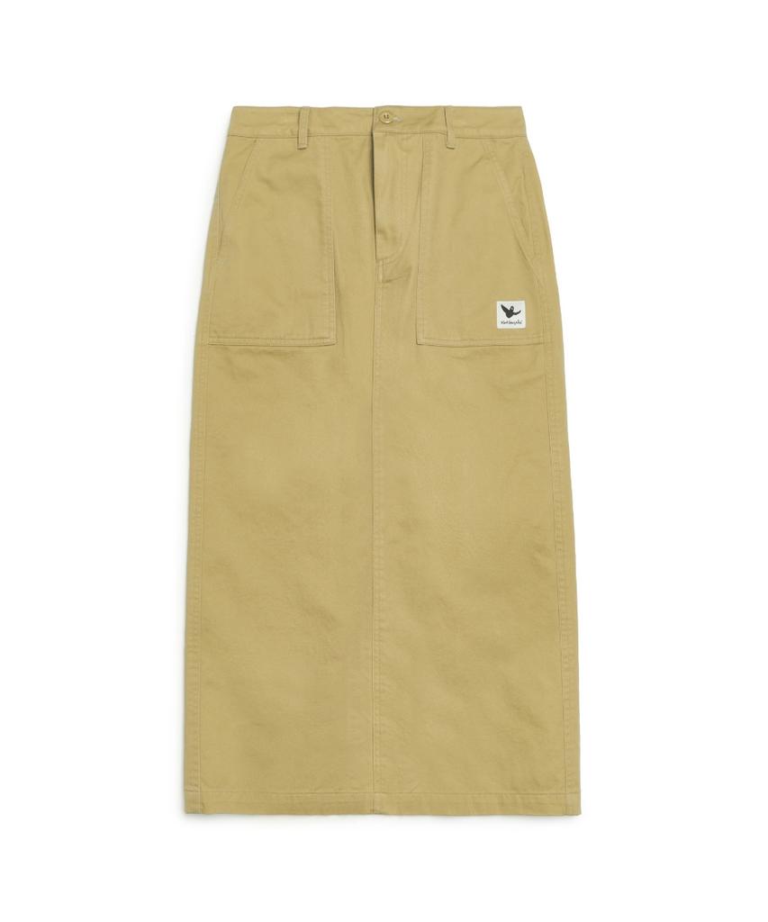 Mark Gonzales Women'S Cotton Long Skirt - Beige
