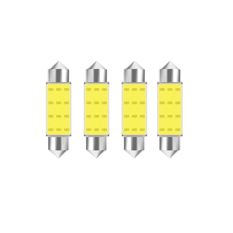 C5W LED Bulb Festoon 31mm 36mm 39mm 41mm 12V 7000K White Car Interior Dome Reading Light Trunk License Plate Lights