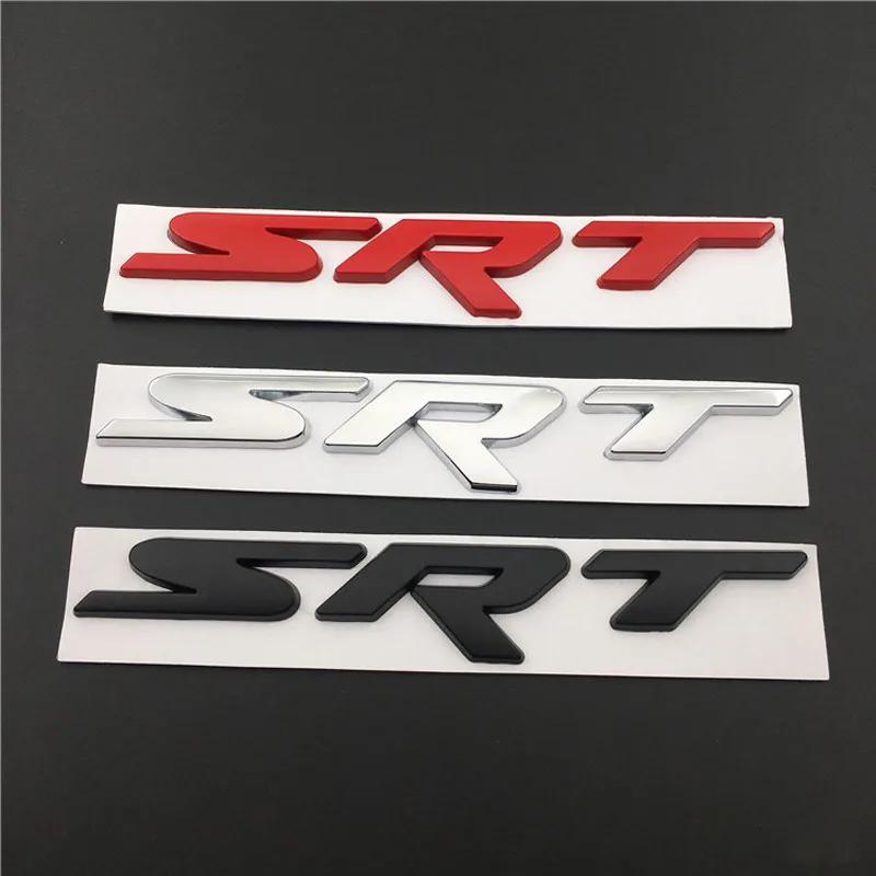 Car Emblem Rear Body Sticker for Dodge SRT R/T Logo Charger Ram Viper Nitro Journey Caravan Jcuv Exterior Automobile Accessories U444