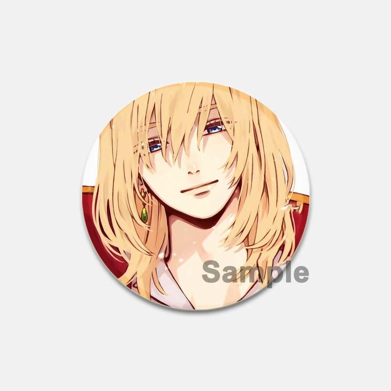 58 мм Ghibli Studio брошь мультфильм «Ходячий замок Хаула» значки для косплея эмалированные булавки коллекция нагрудник для рюкзаков декор одежды