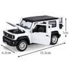 Heimanba Suzuki Jimny 2021 Литая Миниатюрная Модель Автомобиля 1/24 / (белый)