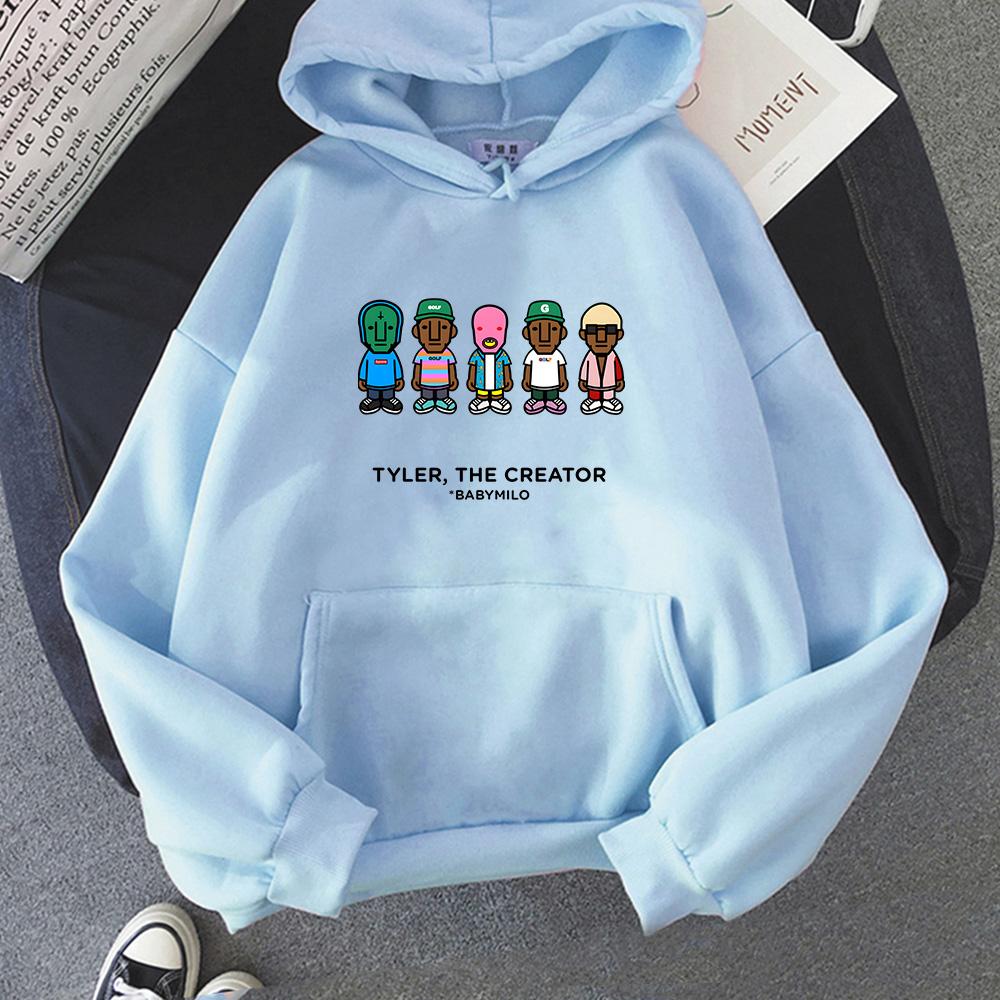 Tylerr The Creator Hip Hop Rapper Vintage Hoodies Men Sweatshirts New Loose and Comfortable Pullovers Y2k Streetwear