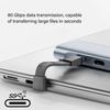 Кабель для передачи данных с полной функциональностью USB5 Портативный корпус для жесткого диска включая кабель Type C для быстрой и эффективной
