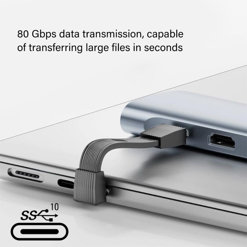 Кабель для передачи данных с полной функциональностью USB5 Портативный корпус для жесткого диска включая кабель Type C для быстрой и эффективной