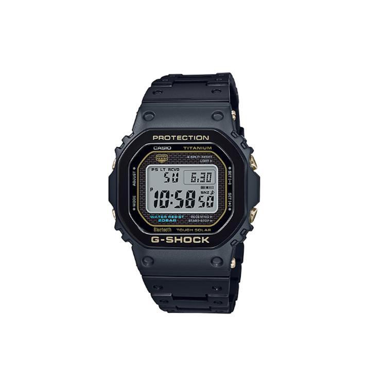 Casio Мужские Полностью Металлические Часы Серии 43.2мм Черные GMW-B5000TB-1 GMW-B5000TB-1