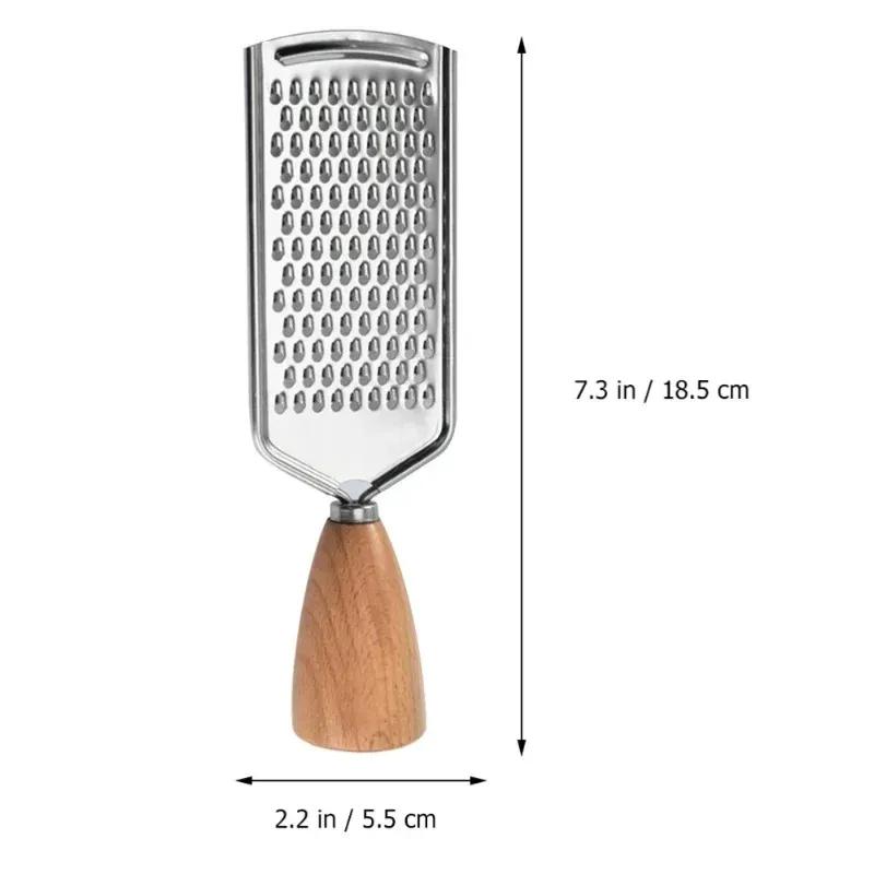 Potato Cheese Grater Practical Carrot Grater Metal Grater Potato Peeling Tool With Wood Handle Cheese Grater Cheese Board