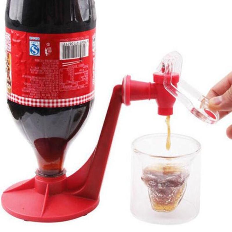 Carbonated Beverage Bottle Inverted Water Dispenser Switch Drink