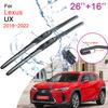 Передние стеклоочистители для Lexus UX 2018 Бескаркасные, прочные, резиновые, аксессуары для очистки от снега