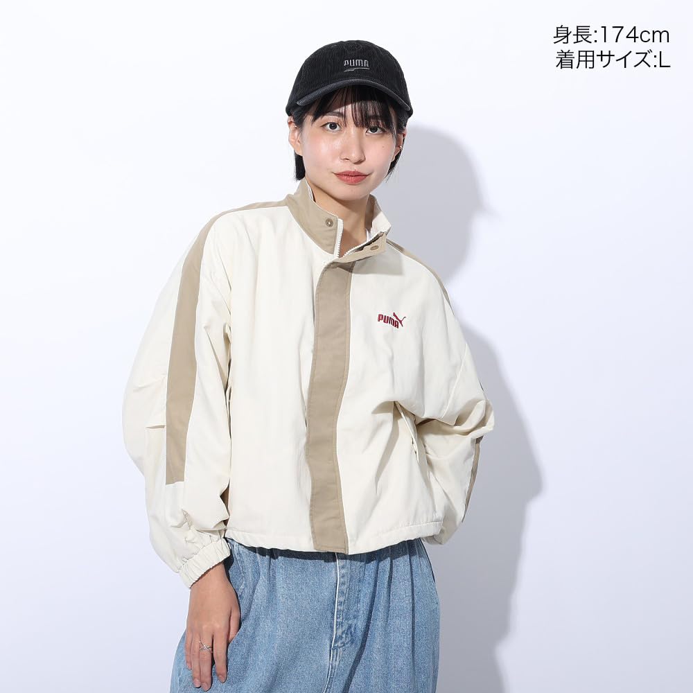 Puma Ветрозащитная тканая куртка CORE HERITAGE в цвете Alpine Snow 2024 Женская Однолинейная (683594) (87), Наступила зима