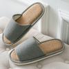 Japanese Simple Linen Slippers Men's Spring and Autumn Four Seasons Universal Men's Home Indoor Household Couple Slippers Women