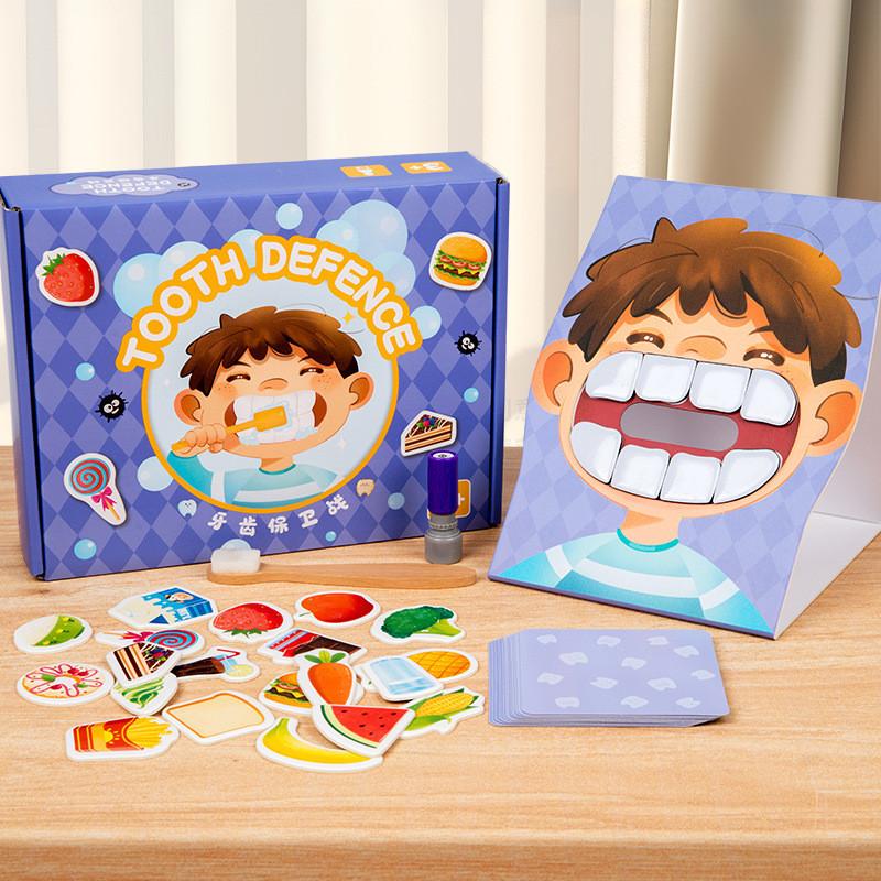 Игрушка-пазл Tooth Defender для детей, развивающая образовательные навыки мелкой моторики
