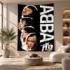 Декоративный гобелен, Настенное искусство с принтом ABBA, Легкое настенное панно для фона спальни