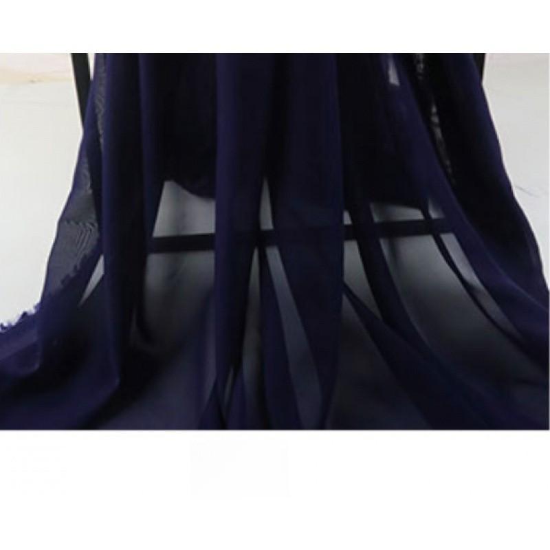 Chiffon Bridal Shawl With Asymmetrical Hem For Elegant Wedding Guest Attire