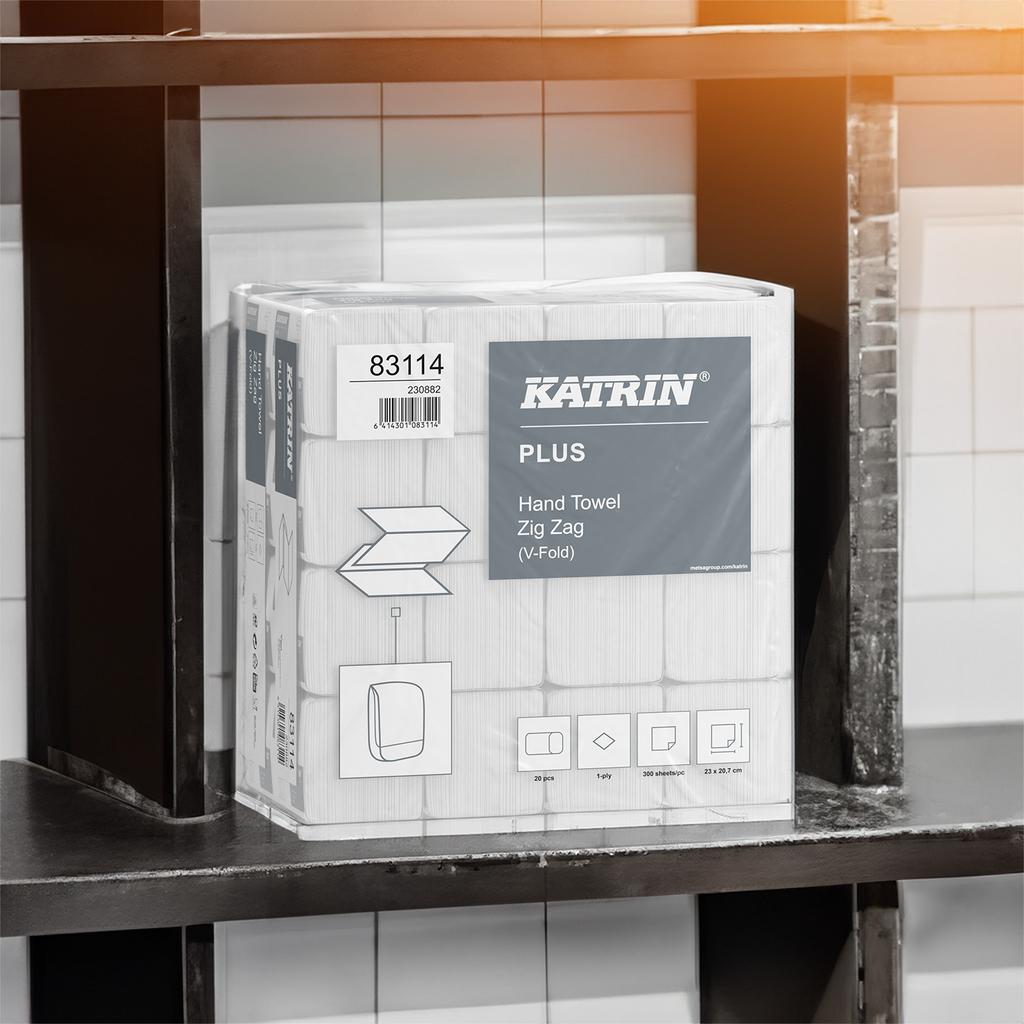 Katrin Plus Ręcznik Zz Super Biały 1W 6000 Szt.