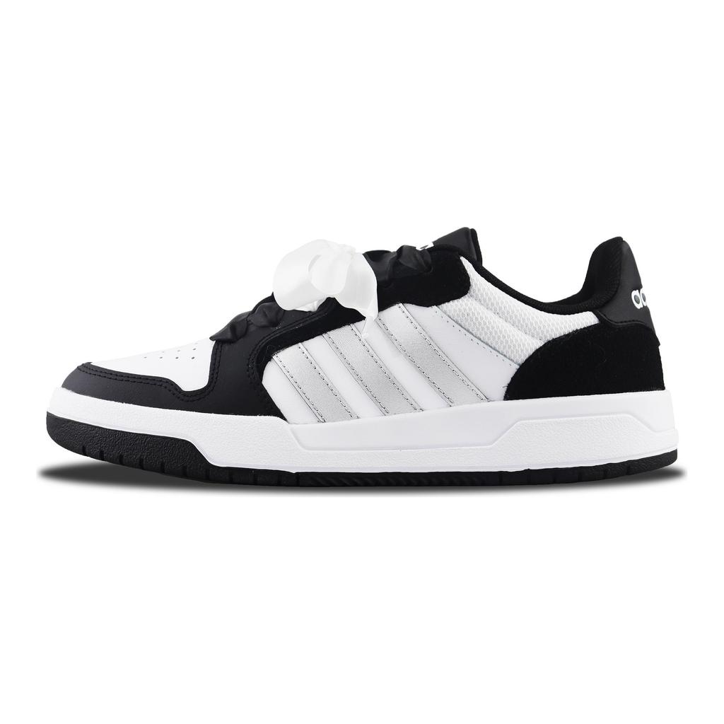 adidas Neo Entrap Скользкие, износостойкие, легкие низкие кеды для скейтборда Унисекс Черный Серебристый JI2560(Команда129-)