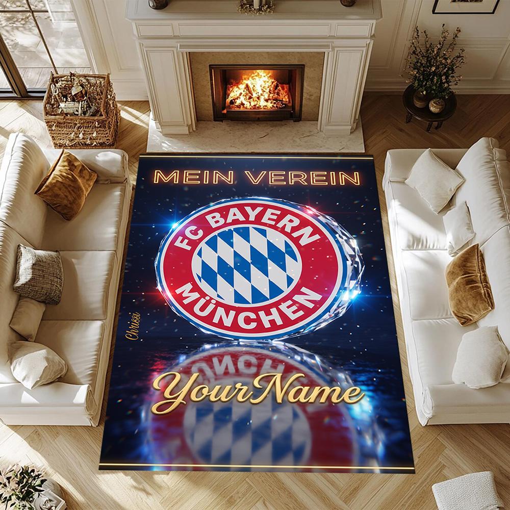 Fc Bayern München (7) Customize your name rug, office chair cushion, home bedroom living room gift.