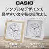 CASIO Alarm Clock Wave Ceptor Analog Night Light White TQT-251NJ-7BJF Japan Import Authentic JDM